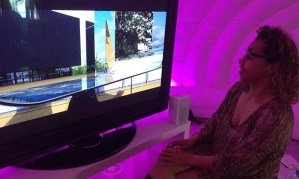 Karen Palmer in front of Syncself2